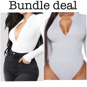 BUNDLE DEAL!!! Beautiful cotton body suits!!